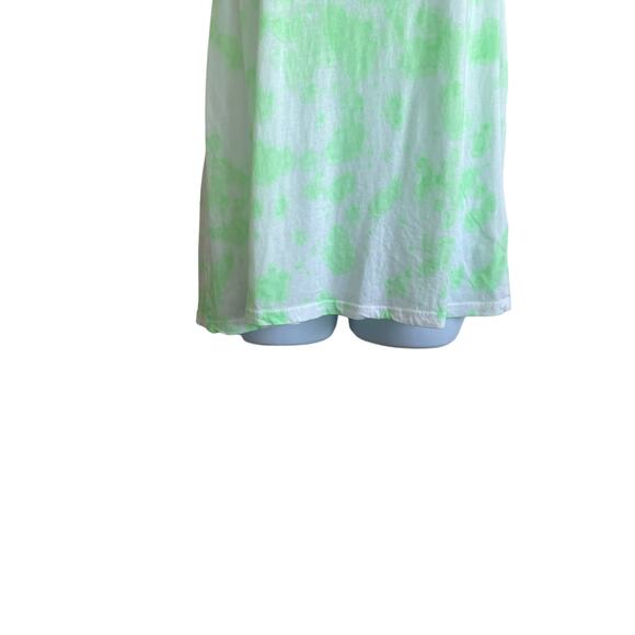 SUNDRY Tunic Women L Green‎ Abstract Tank Modal Cotton Soft Athleisure Sport Gym - Picture 6 of 10